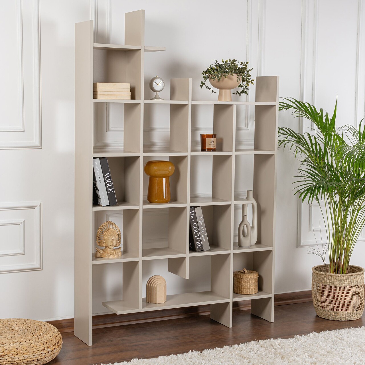 Corp biblioteca, Hanah Home, Manco, 122x188x25.5 cm, Gresie - imagine 7